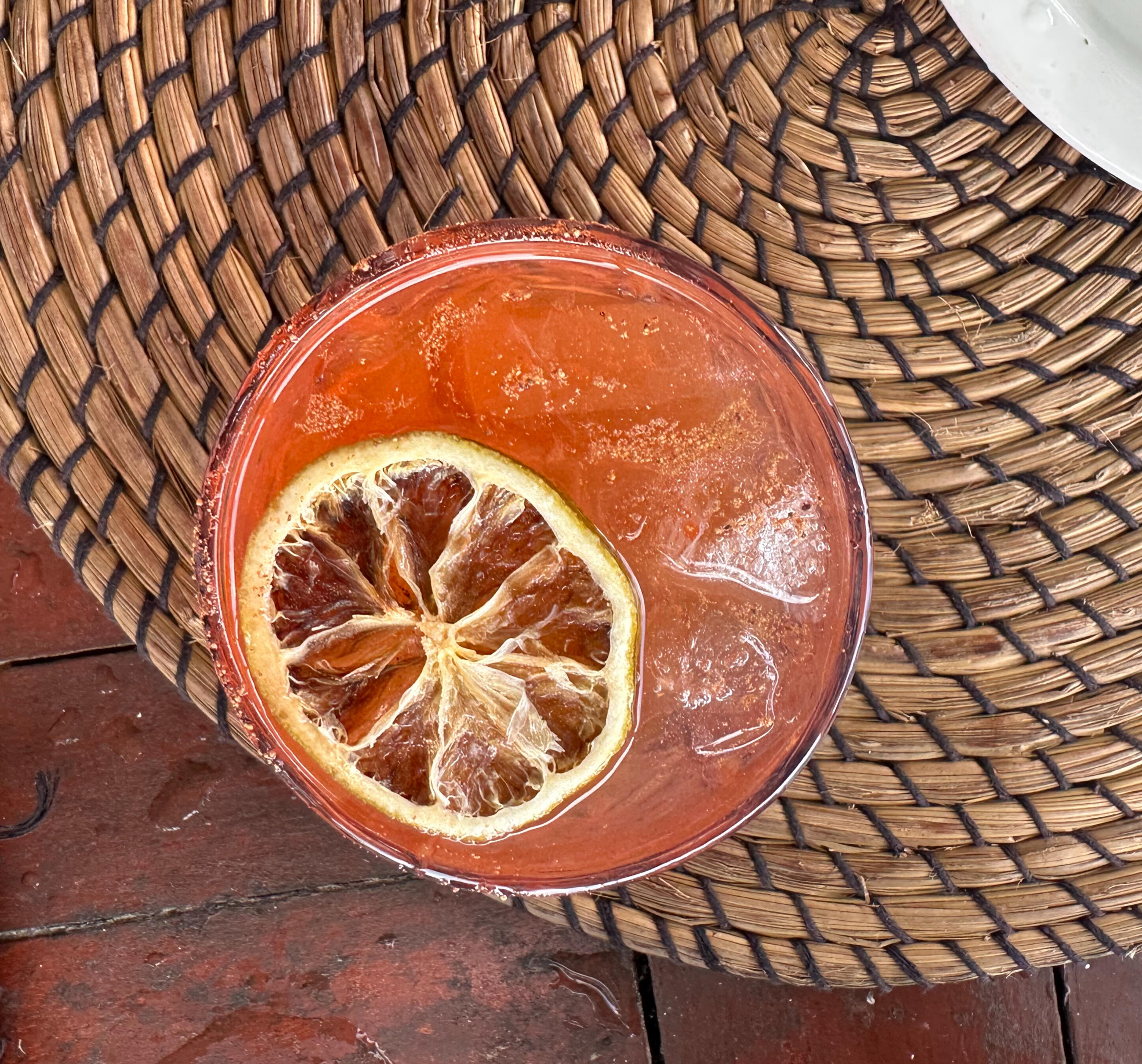 Refreshing drinks at Round House Refreshing rum punch